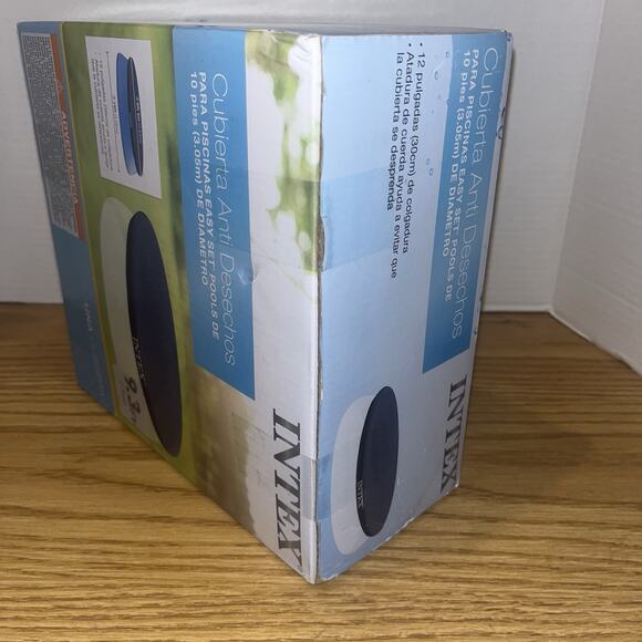New Intex 10' Diameter #28021E Above Ground Swimming Pool Debris Cover Round - Picture 4 of 5
